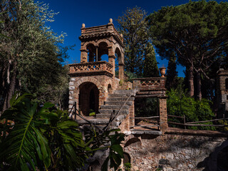 Obraz premium Public garden of Taormina, Sicily
