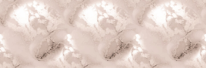 Brown Marble Pattern. Cream Abstract Background. Floor Pastel Texture. Brown Water Color Splash Paint. Beige Rock Tile. Light Marble Watercolor. Light Alcohol Ink Watercolor. Modern Abstract Painting