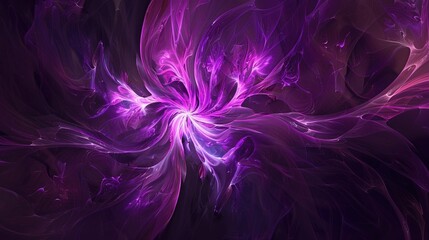 Fototapeta premium Abstract purple fuchsia design on dark background for website or wallpaper