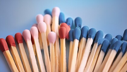 Naklejka premium match sticks