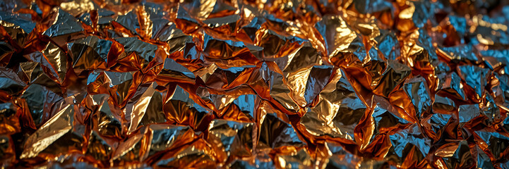 Crumpled Foil. Abstract backgrounds.