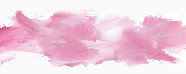 Blushing Pinks: Soft pink brush strokes on a white background, creating a delicate and romantic feel.