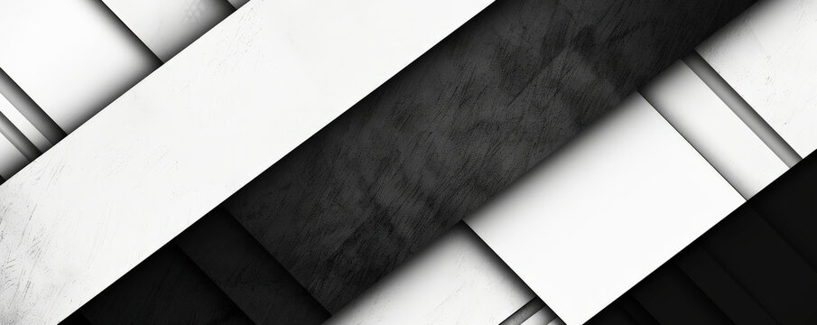 Design art background featuring a bold, graphic design with black and white contrast, sharp lines creating a striking visual