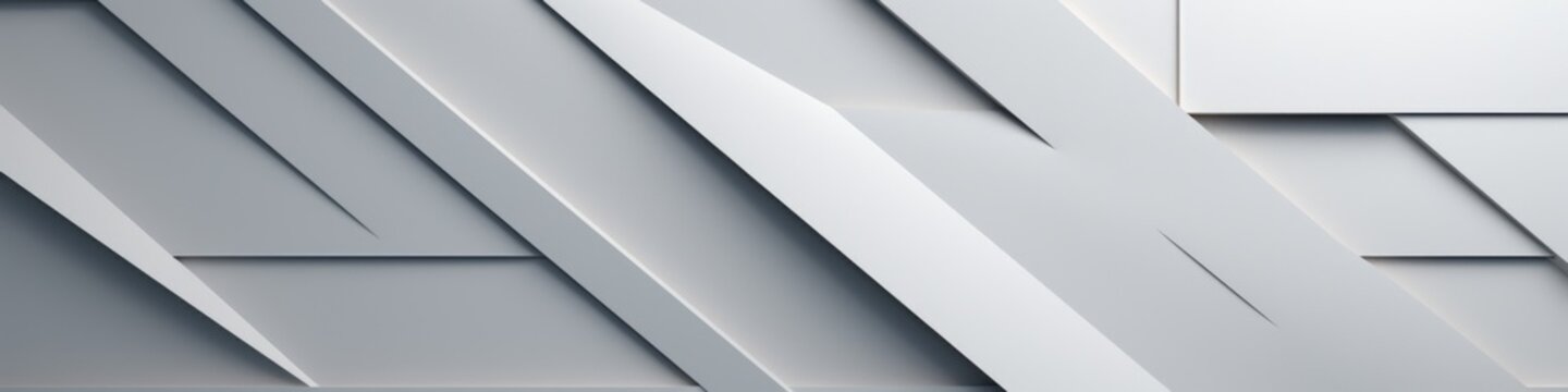 A simple and clean abstract wallpaper banner with an embossed geometric parallelogram design