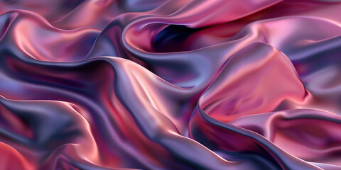 Obraz premium Silky Smooth: Close-Up Texture of Smooth Silk Fabric, Featuring Sheen and Softness.