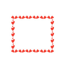 Valentine heart frame