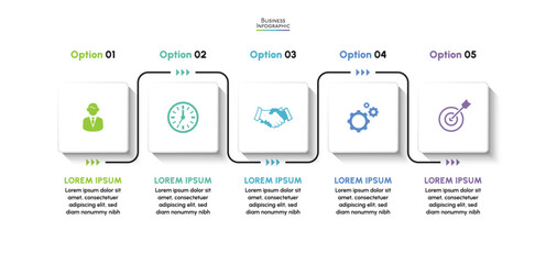 Business data visualization. timeline infographic icons designed for abstract background template milestone element modern diagram process technology digital marketing data presentation chart Vector