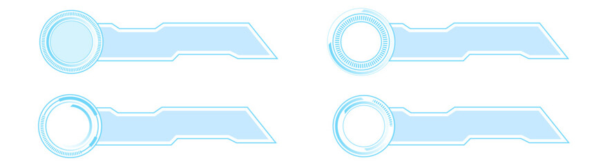 lower third digital technology theme design for overlay, title, news television and straming