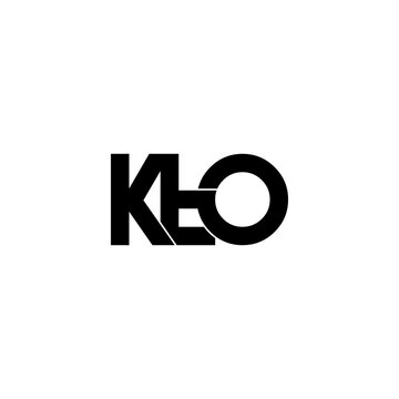 kto typography letter monogram logo design
