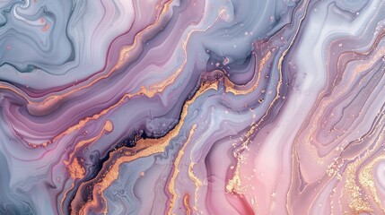 Fototapeta premium Luxurious Marbling Patterns in Soft Colors