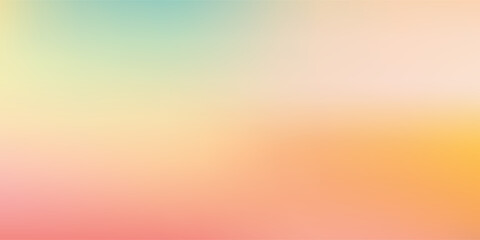 Rainbow abstract pastel gradient background with blur effect. Vector banner wallpaper texture.