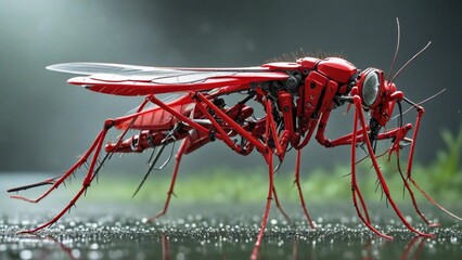 red mosquito cyborg