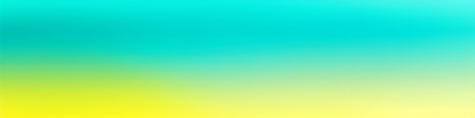 Banner with abstract gradient of neon pastel teal, neon pastel lemon, and white colors, background, wallpaper, backdrop