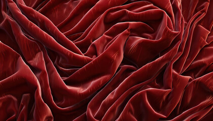 Velvet is the lush, plush texture of regal luxury: Depict a close-up of velvet, with its lush and plush texture symbolizing opulence and extravagance