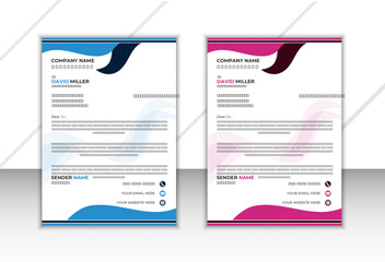 modern business letterhead template