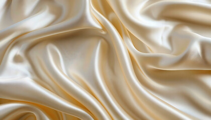Obraz premium Satin is the smooth, glossy texture of elegant grace: Depict a close-up of satin, with its smooth and glossy texture symbolizing graceful elegance and refinement.