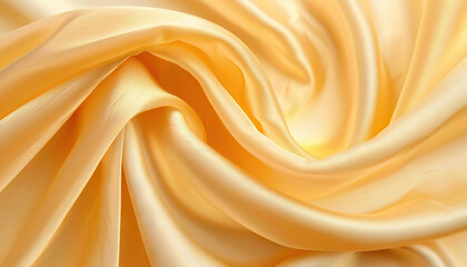 Fototapeta premium Silk is the smooth, silky texture of delicate elegance: Picture a close-up of silk, with its smooth and silky texture symbolizing delicate elegance and refinement