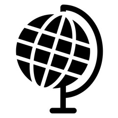 world glyph icon