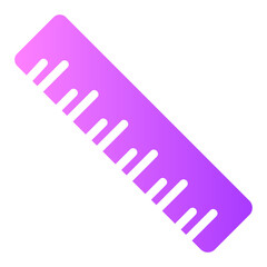 ruler gradient icon