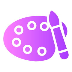 watercolor gradient icon