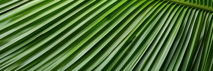 Obraz premium Green Palm Leaf Texture.