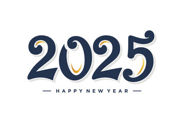2025 design element vector with creative modern idea concept