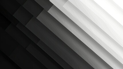 Obraz premium Modern black and white gradient background, ideal for digital presentations