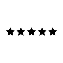 rating star vector icon. vector flat black simple illustration on white background..eps