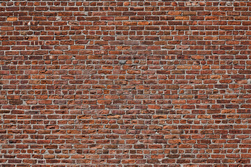 the old red brick wall