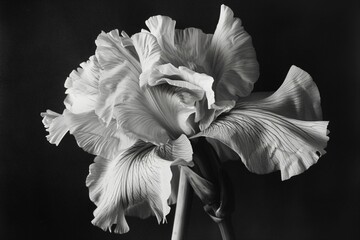 Black and White Floral Elegance