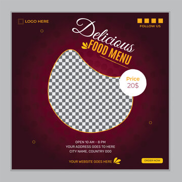 Food Social Media Design