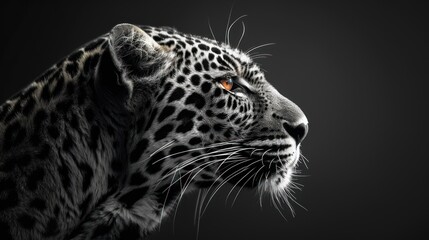 Fototapeta premium A Close-up Portrait of a Jaguar