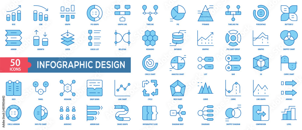 Poster infographic design icon collection set. easy to use, easy to edit and simple line vector icons.