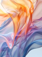 A serene abstract wallpaper with smooth gradients and soft transitions between colors, evoking a sense of calm and relaxation