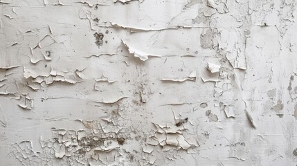 Vintage wall painted white