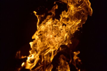 Fototapeta premium Flammenmeer
