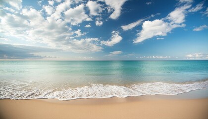 Fototapeta premium 真夏の気持ち良い、爽やか海