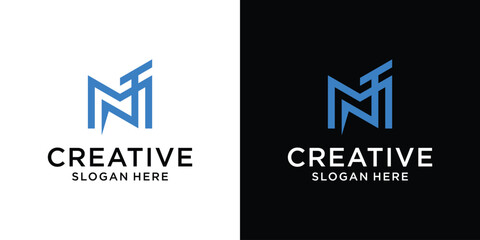 Creative initial letter logo design