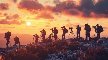 Fototapeta premium Capturing the Moment Worldwide