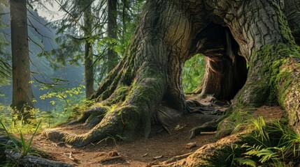 Ancient forests, with their massive, centuries-old trees, tell stories of the earth's history and our place within its vast timeline.