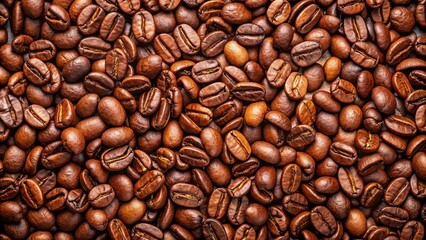 Fototapeta premium Coffee beans isolated on background, coffee, beans, isolated,background, brown, roasted, caffeine, aroma, drink, morning, beverage, espresso, aroma, texture, close-up, food