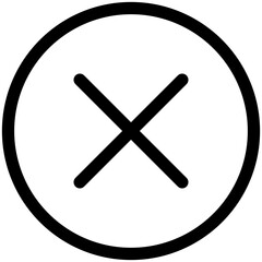 Fototapeta premium Cross Icon