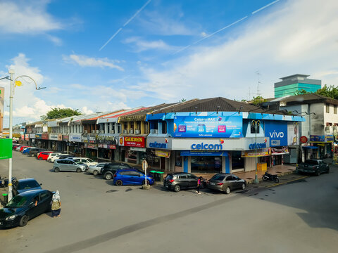 Langkawi, Malaysia - July 15, 2024:  The view in downtown Kangar. Kangar is the state capital of Perlis.