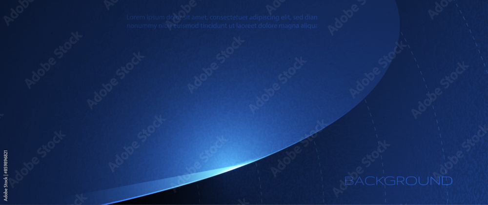 Aufkleber vector abstract dynamic geometric shape, wave flow line, light effect and texture on blue gradient c