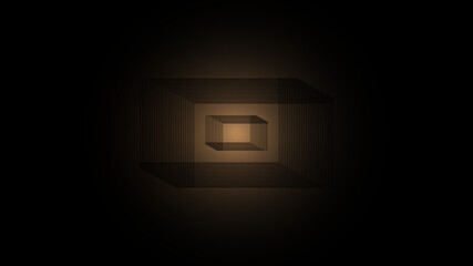 Abstract square shine and light for presentation design on background.