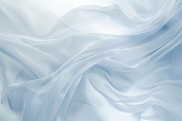 Fototapeta premium Patterned white fabric with soft line details. Minimalist and refined textile backdrop.