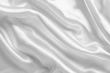 Obraz premium Minimalist shimmering white fabric with subtle line pattern