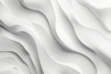 Elegant white textured artwork with refined, abstract motifs