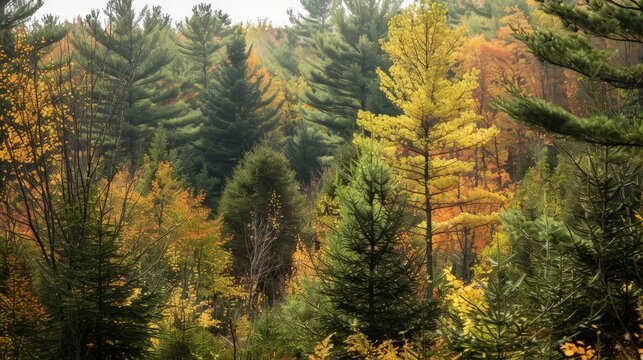 Exploring a temperate forest, with its mix of deciduous and evergreen trees, reveals the beauty and diversity of plant life in different seasons.