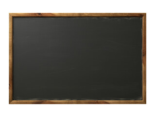 blank blackboard isolated